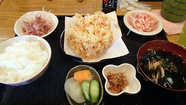 「桜えび定食」
